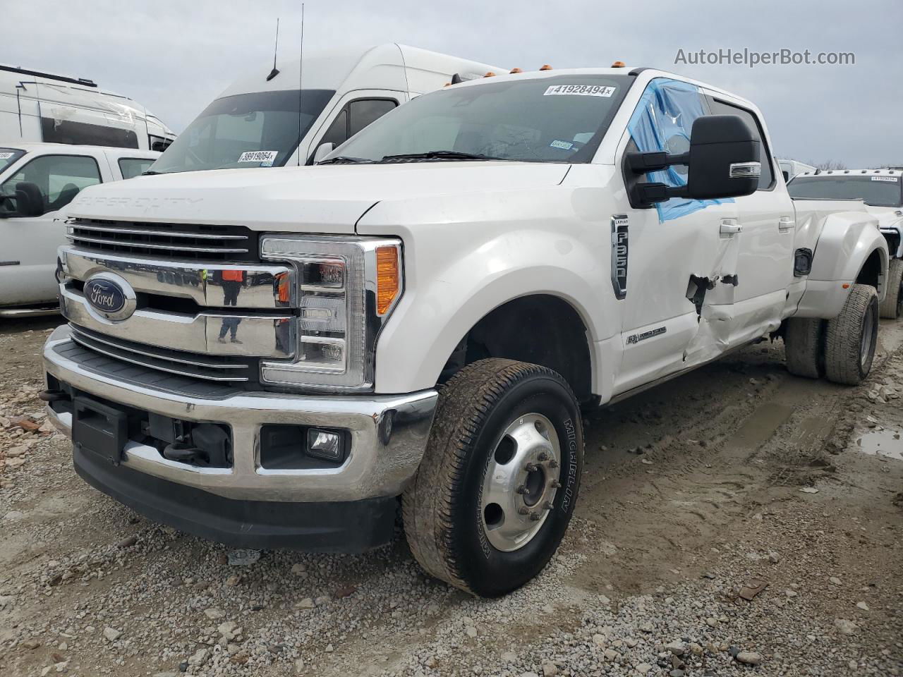 2019 Ford F350 Super Duty Белый vin: 1FT8W3DTXKEF65711