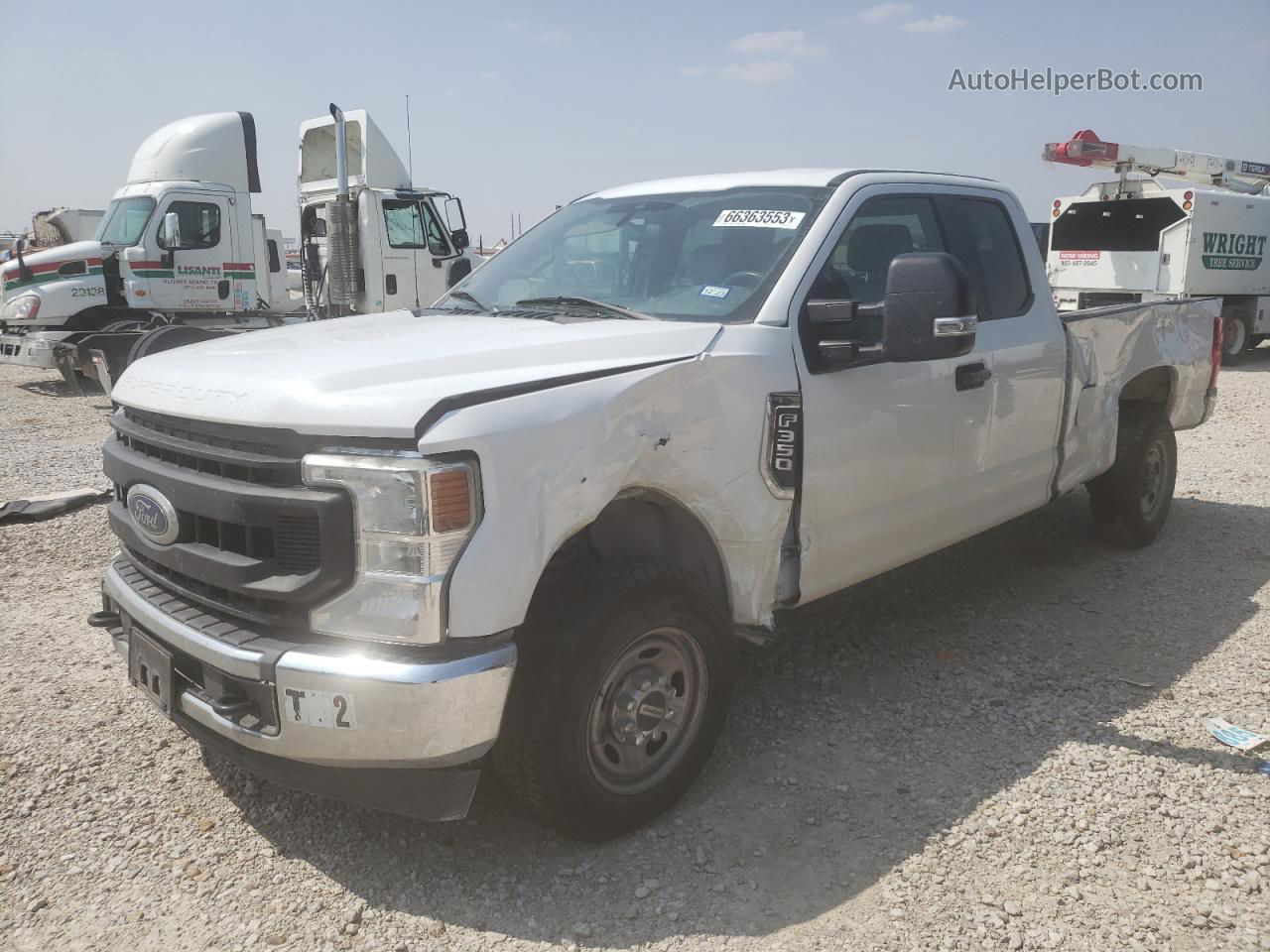 2020 Ford F350 Super Duty White vin: 1FT8X3A69LEC23194