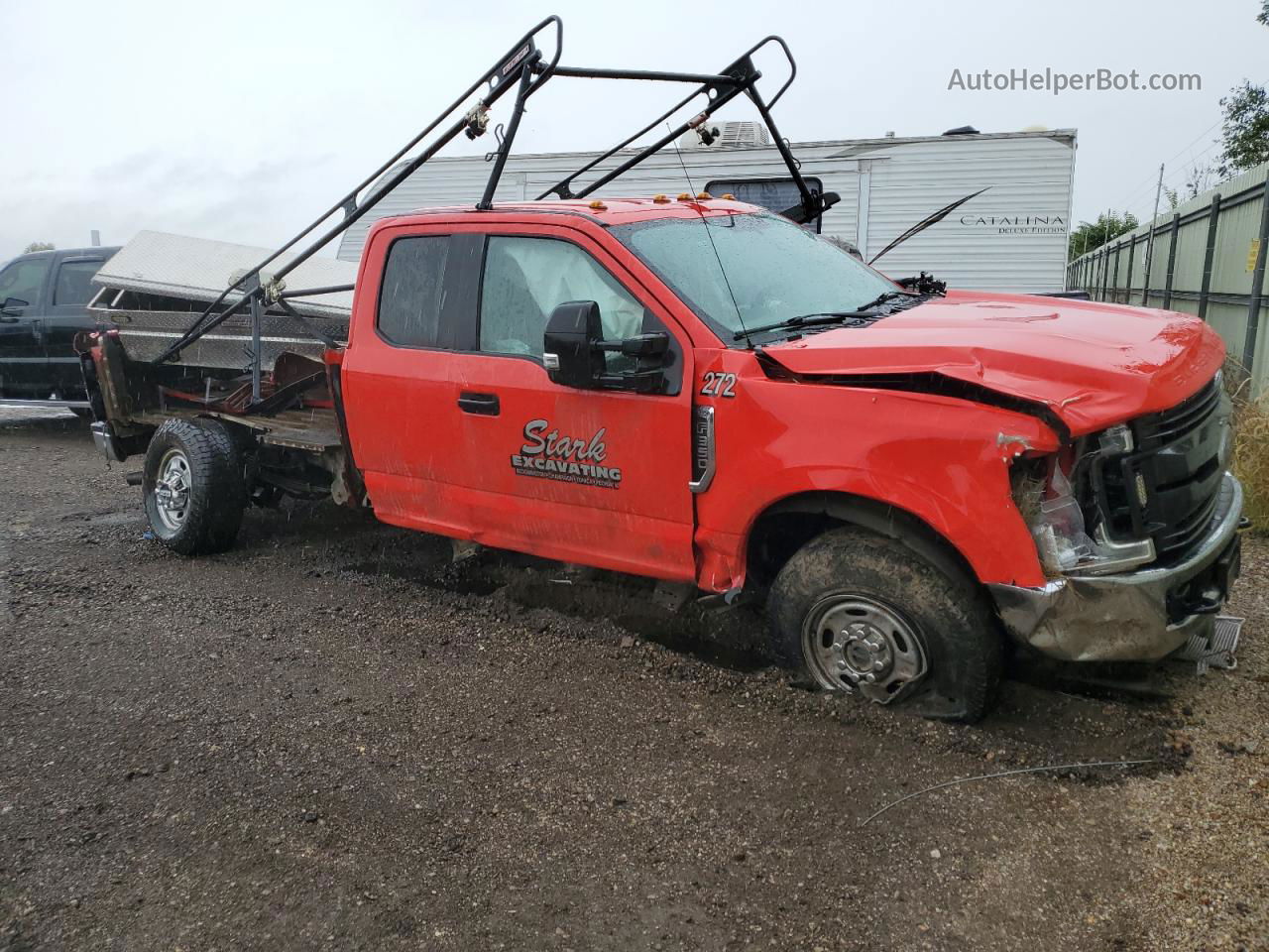 2017 Ford F350 Super Duty Red vin: 1FT8X3B65HEC76089