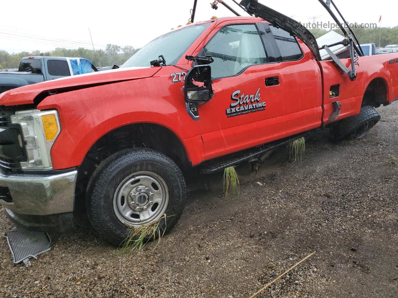 2017 Ford F350 Super Duty Red vin: 1FT8X3B65HEC76089