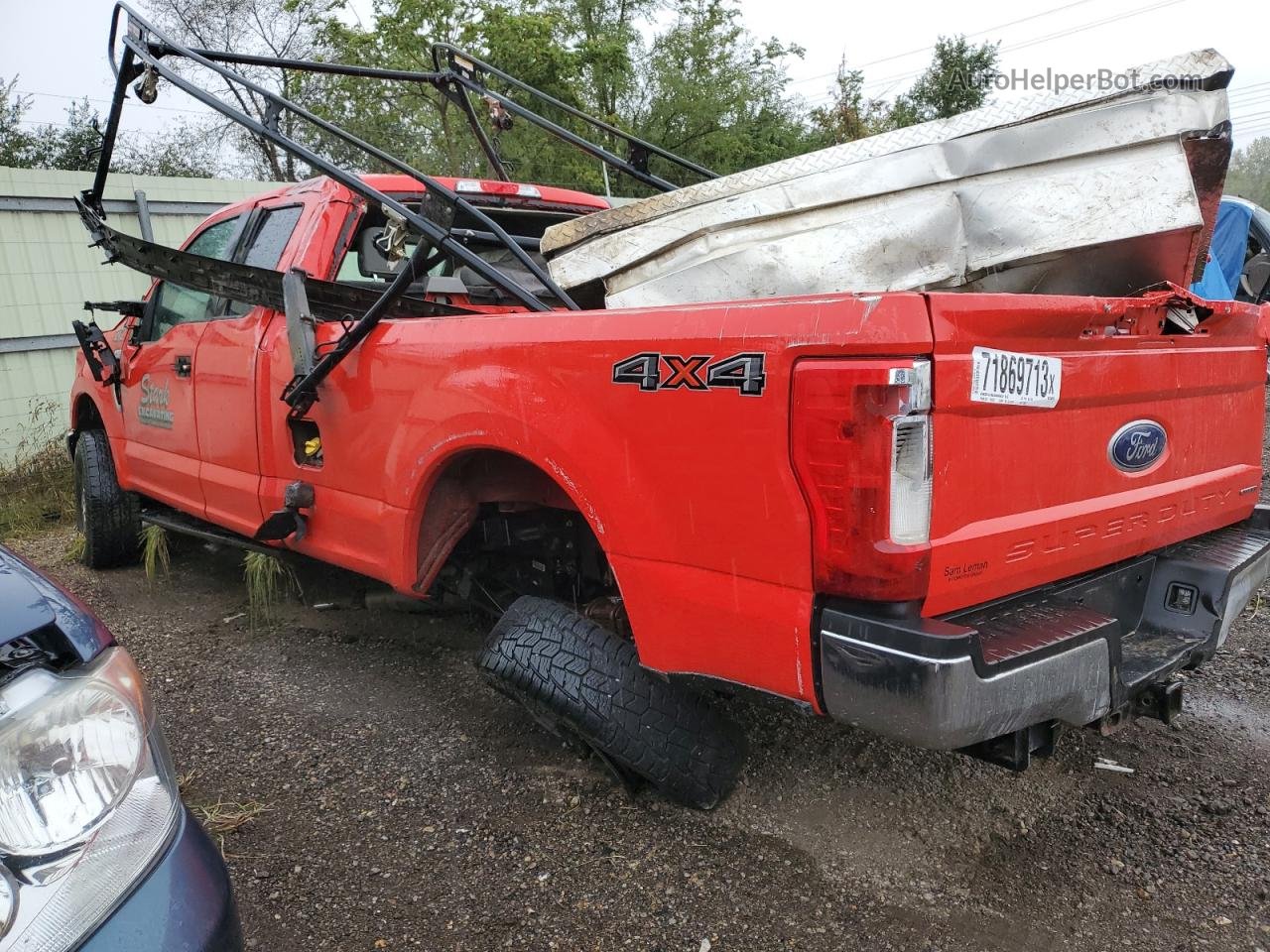 2017 Ford F350 Super Duty Red vin: 1FT8X3B65HEC76089