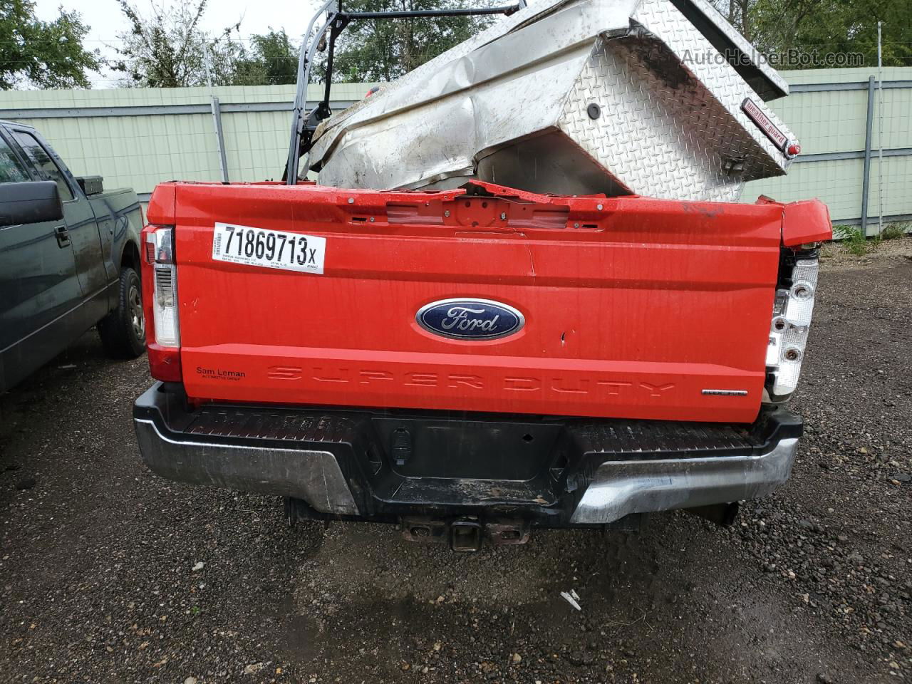 2017 Ford F350 Super Duty Red vin: 1FT8X3B65HEC76089