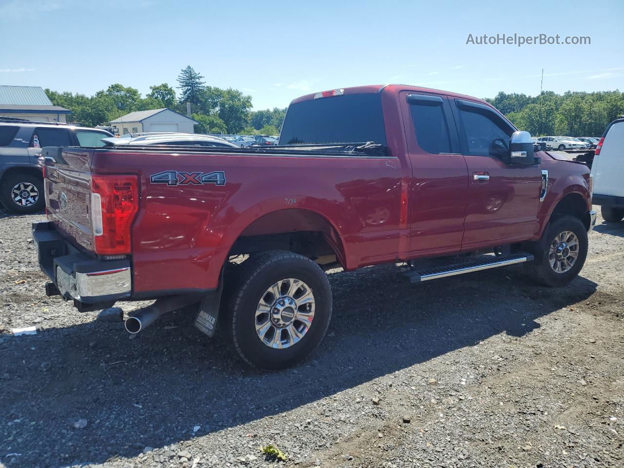 2017 Ford F350 Super Duty Red vin: 1FT8X3B6XHEE16492