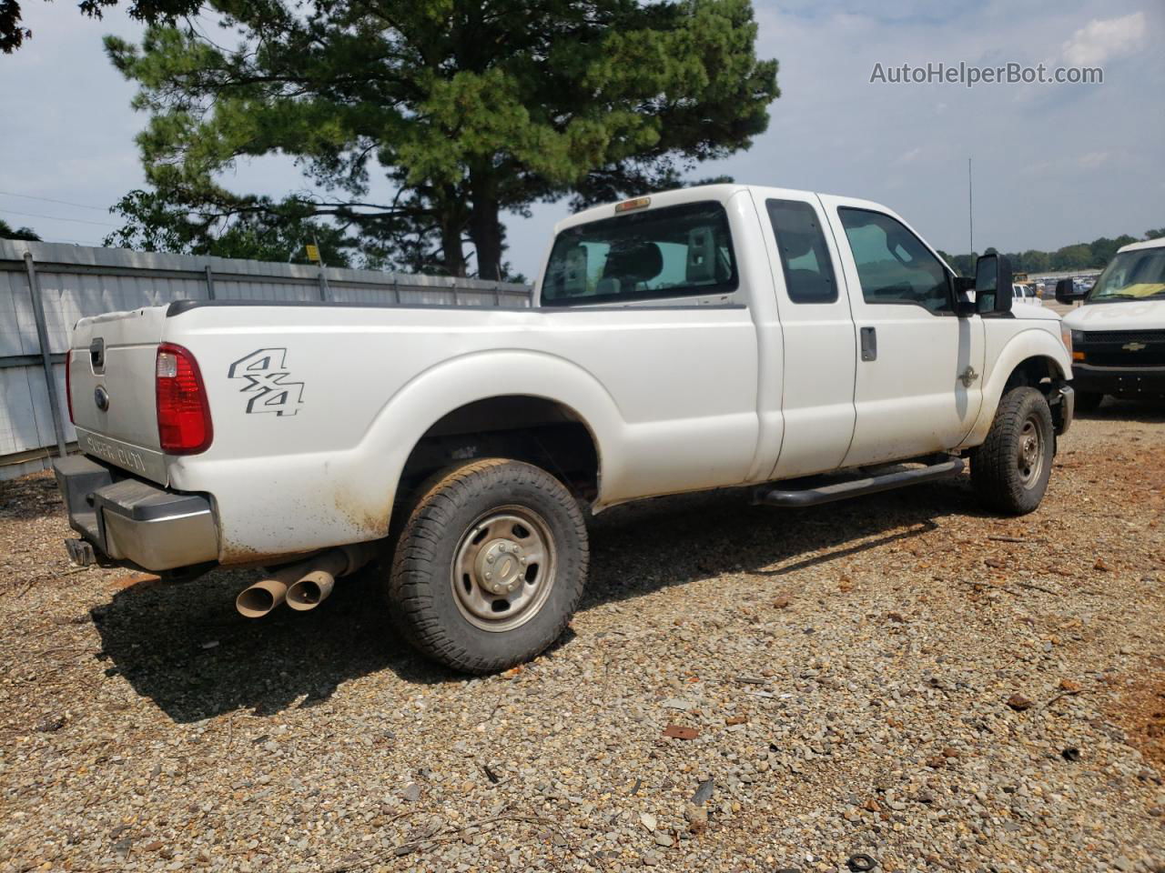 2014 Ford F350 Super Duty White vin: 1FT8X3BT0EEB16770