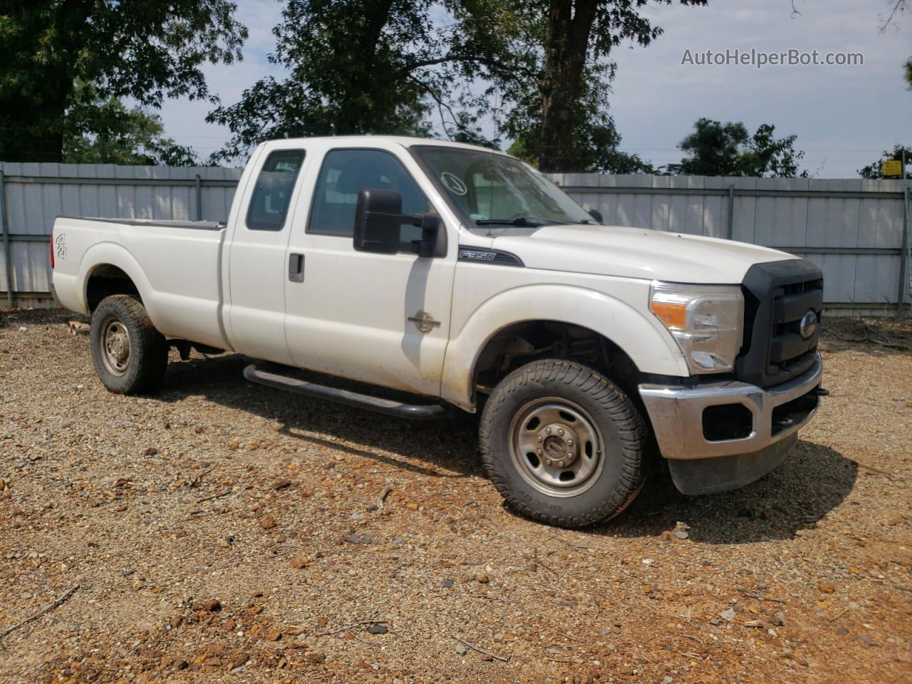 2014 Ford F350 Super Duty White vin: 1FT8X3BT0EEB16770