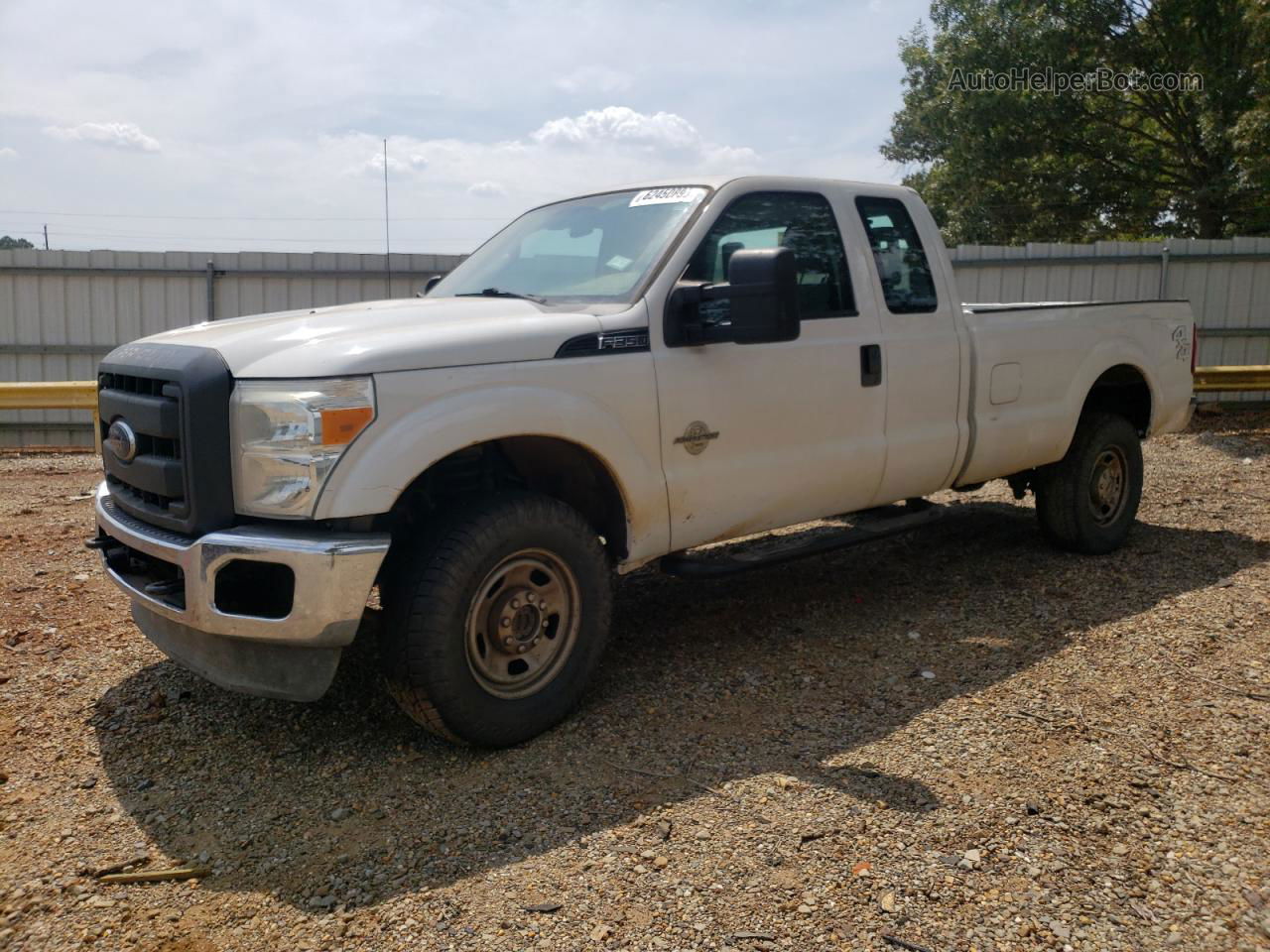 2014 Ford F350 Super Duty White vin: 1FT8X3BT0EEB16770