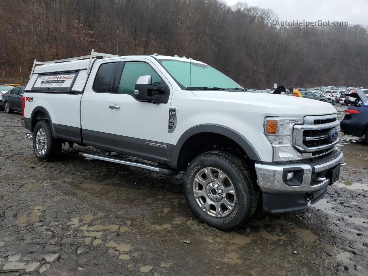 2020 Ford F350 Super Duty White vin: 1FT8X3BT4LED29055