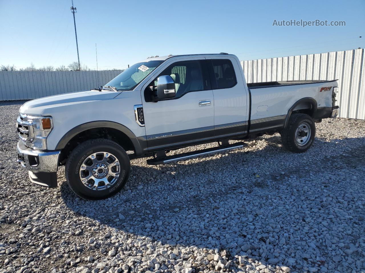 2020 Ford F350 Super Duty White vin: 1FT8X3BT4LED29055