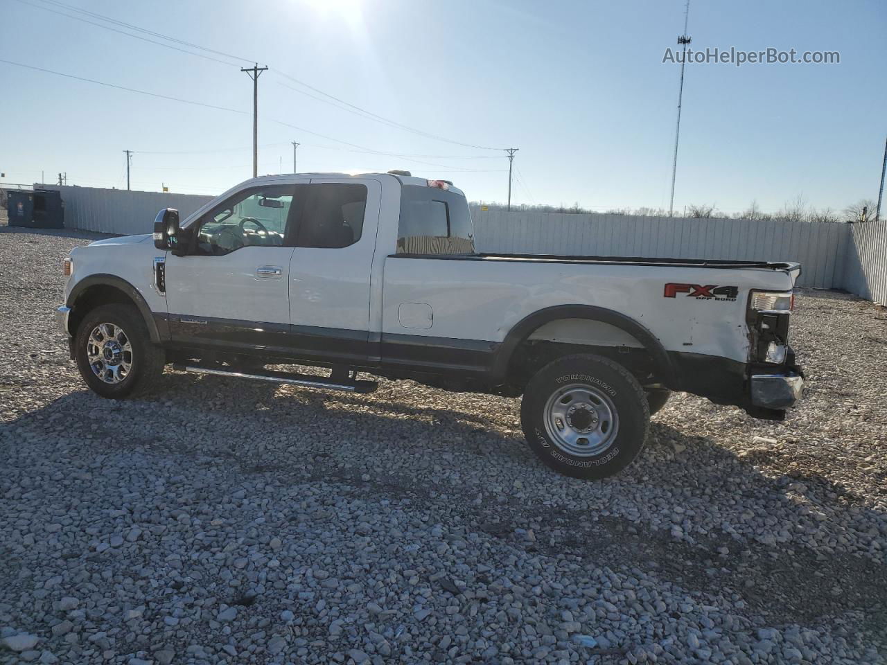 2020 Ford F350 Super Duty White vin: 1FT8X3BT4LED29055