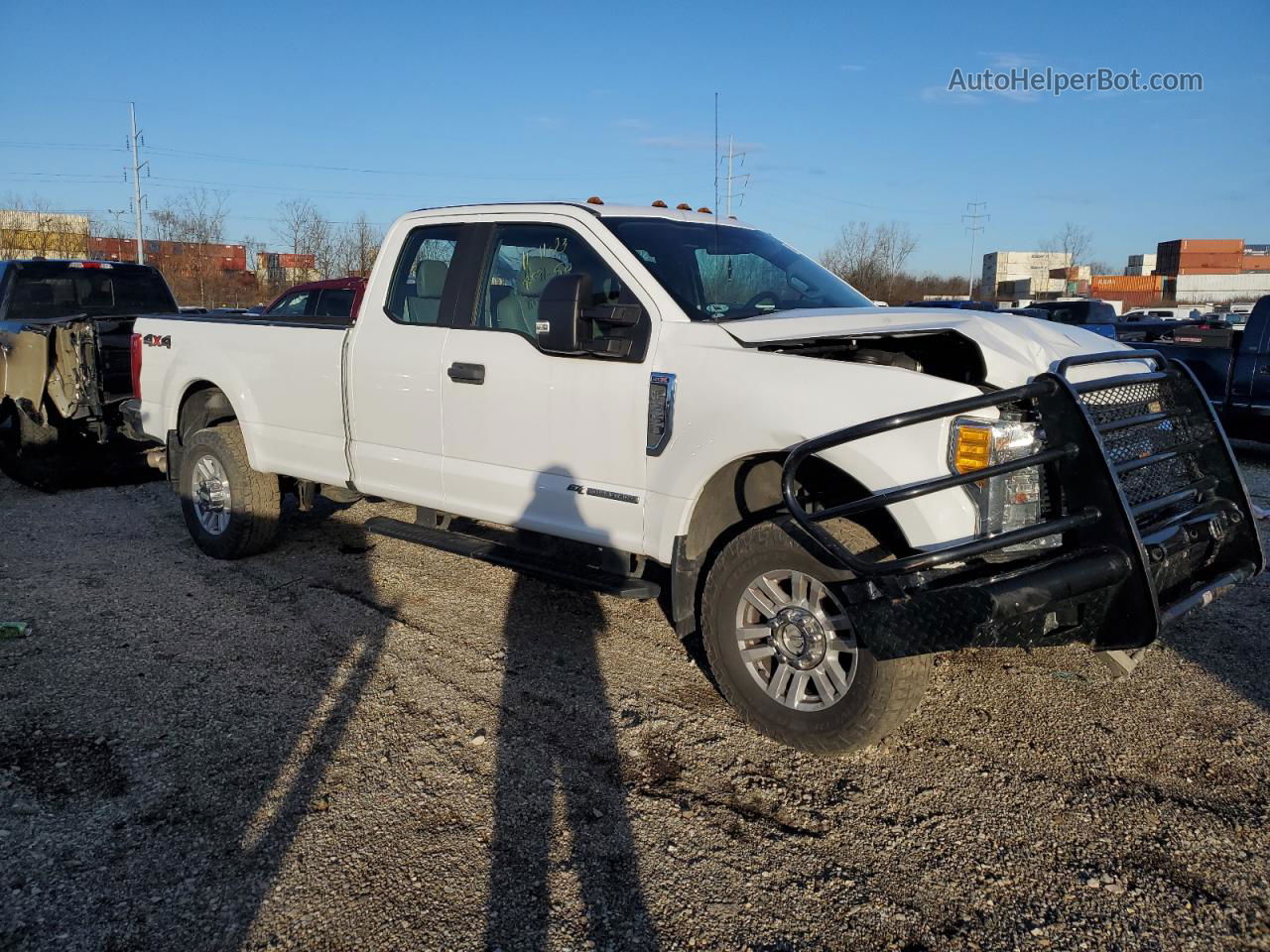 2017 Ford F350 Super Duty White vin: 1FT8X3BT6HEB46151