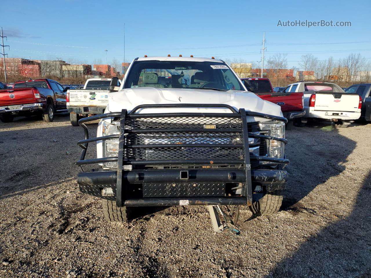 2017 Ford F350 Super Duty White vin: 1FT8X3BT6HEB46151