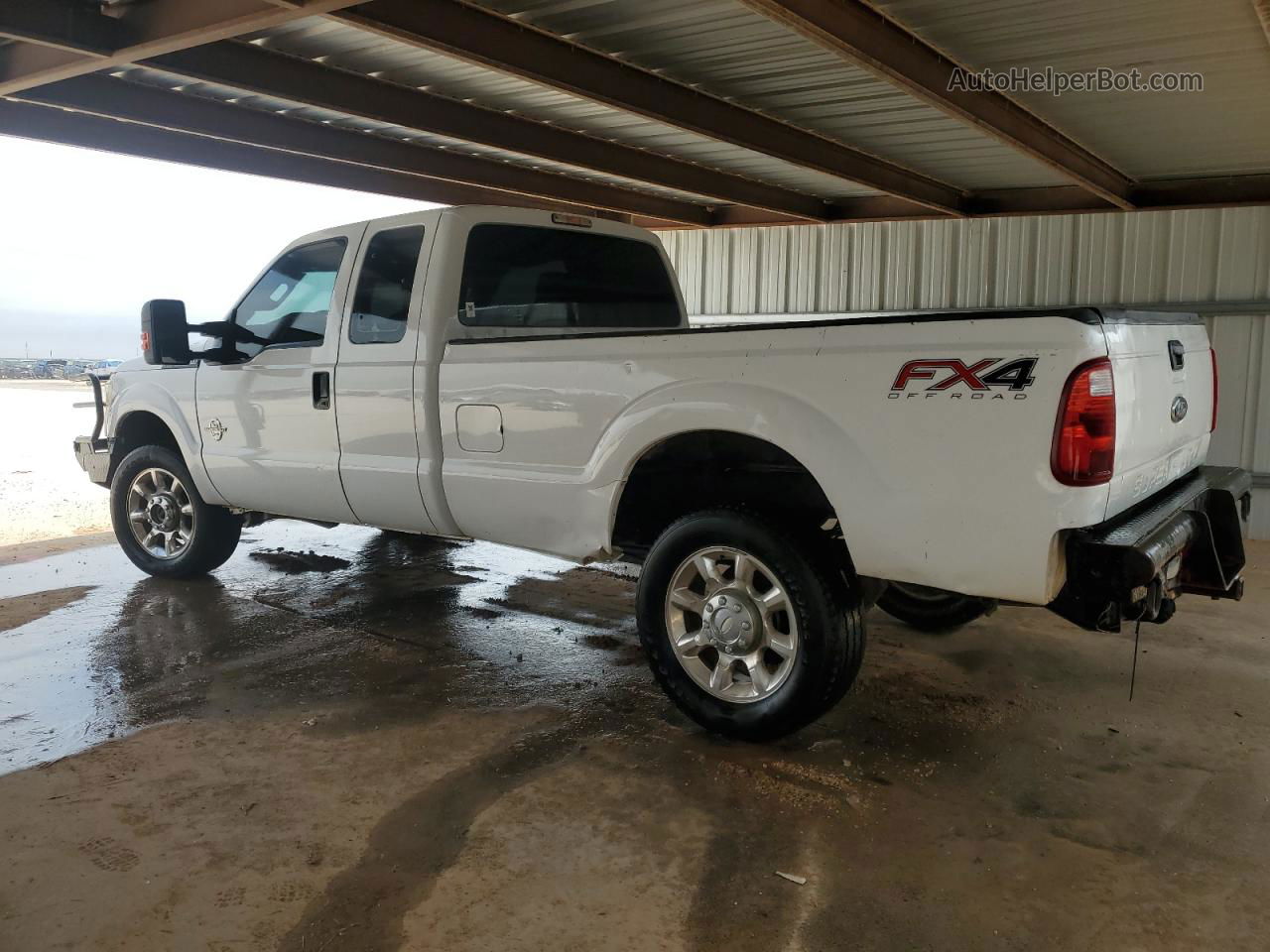 2014 Ford F350 Super Duty White vin: 1FT8X3BT7EEB02557