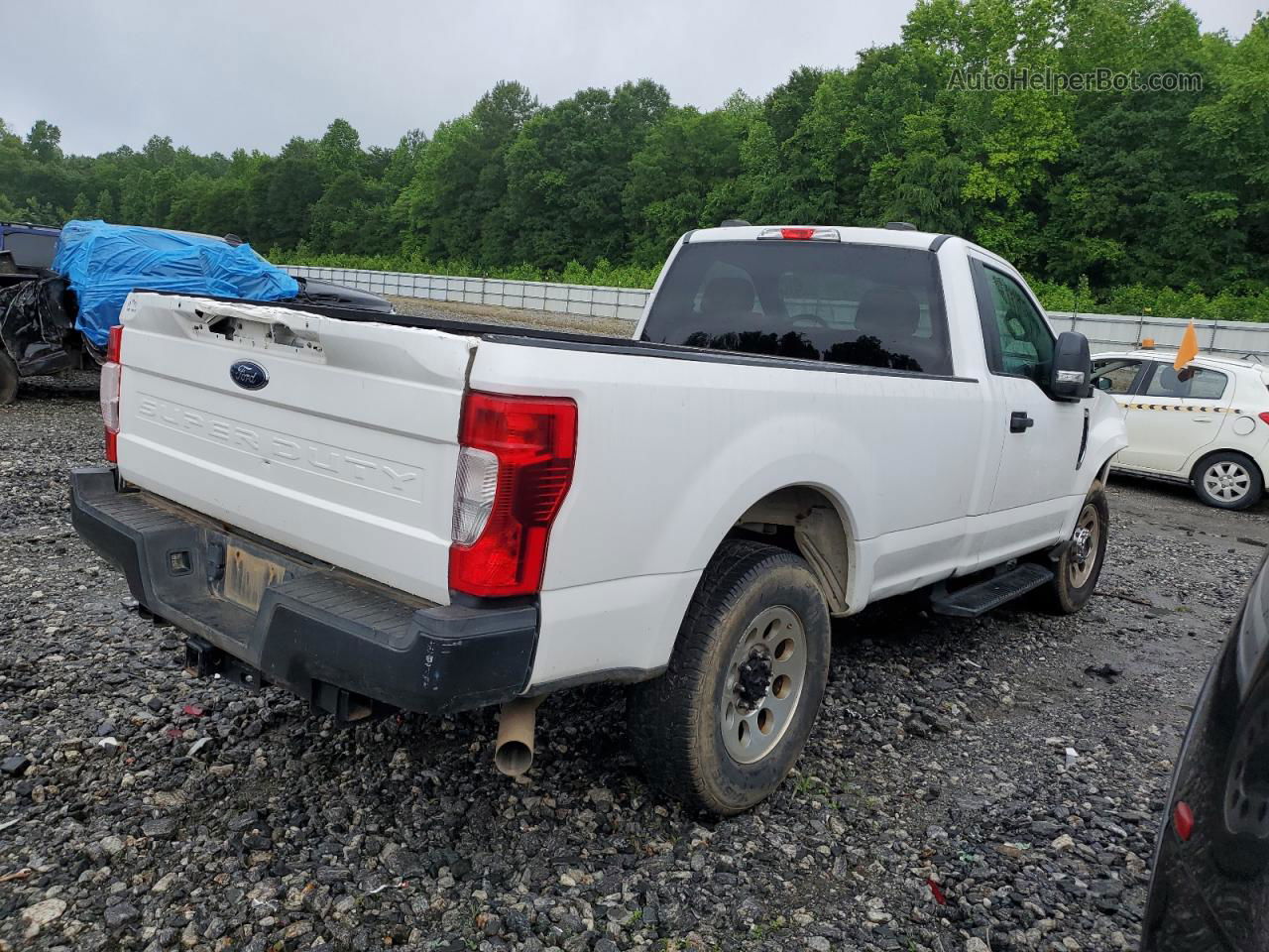 2020 Ford F250 Super Duty White vin: 1FTBF2A65LEE27705