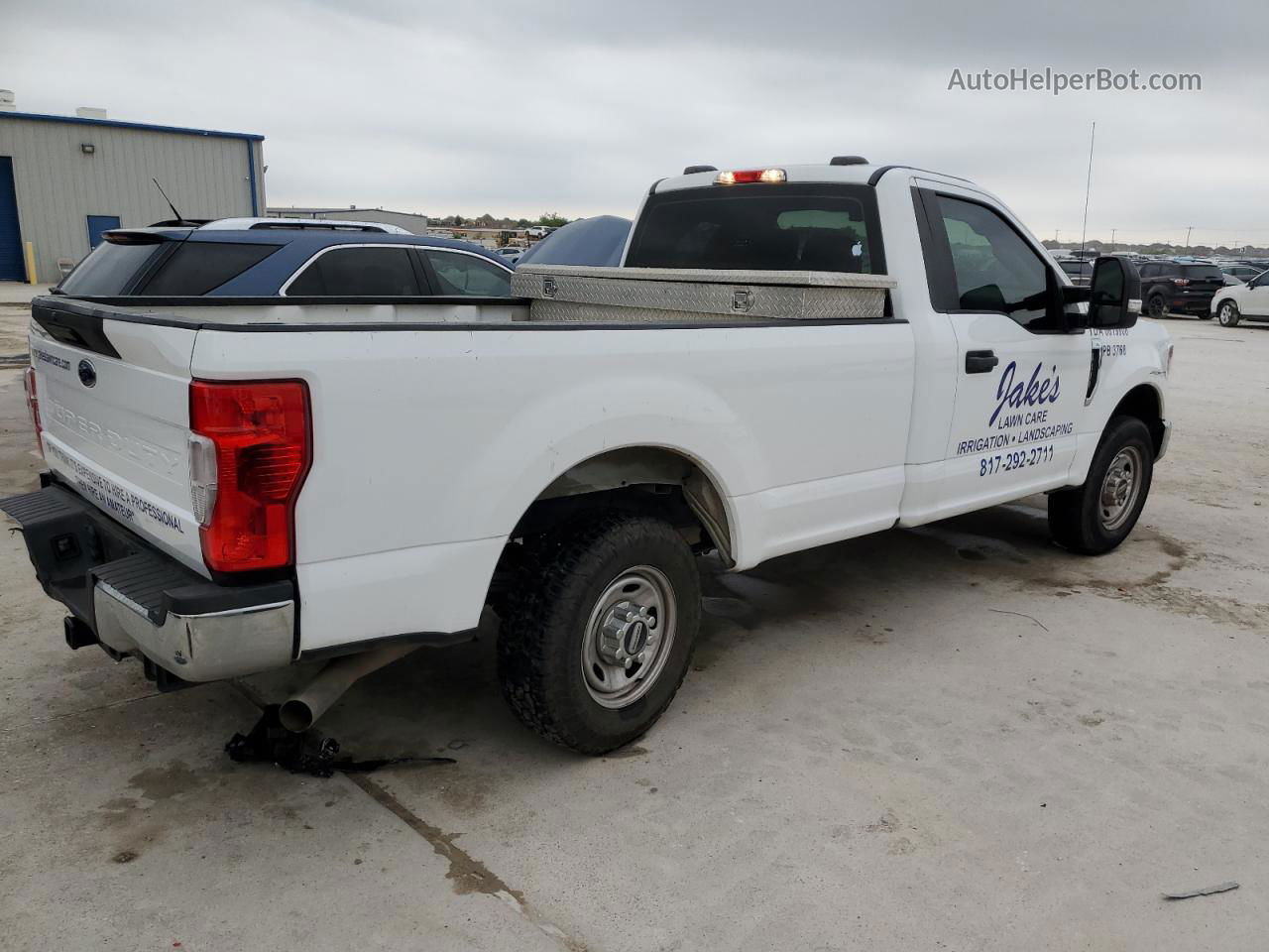 2020 Ford F250 Super Duty White vin: 1FTBF2A67LED15827