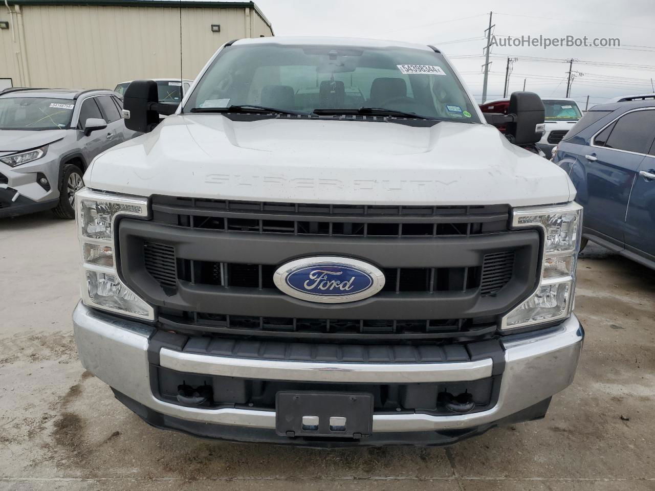 2020 Ford F250 Super Duty White vin: 1FTBF2A67LED15827