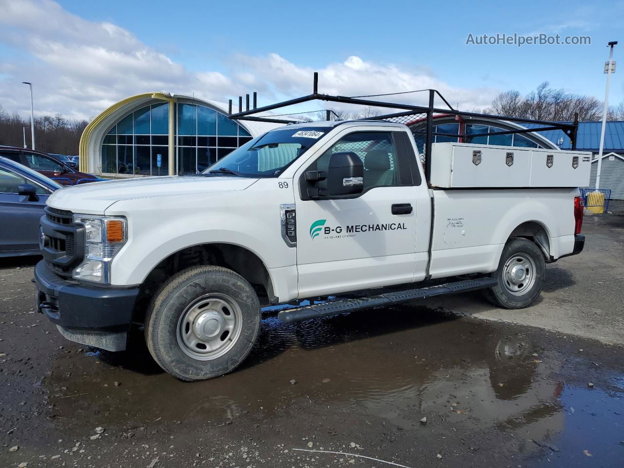 2020 Ford F250 Super Duty White vin: 1FTBF2A67LEE02255