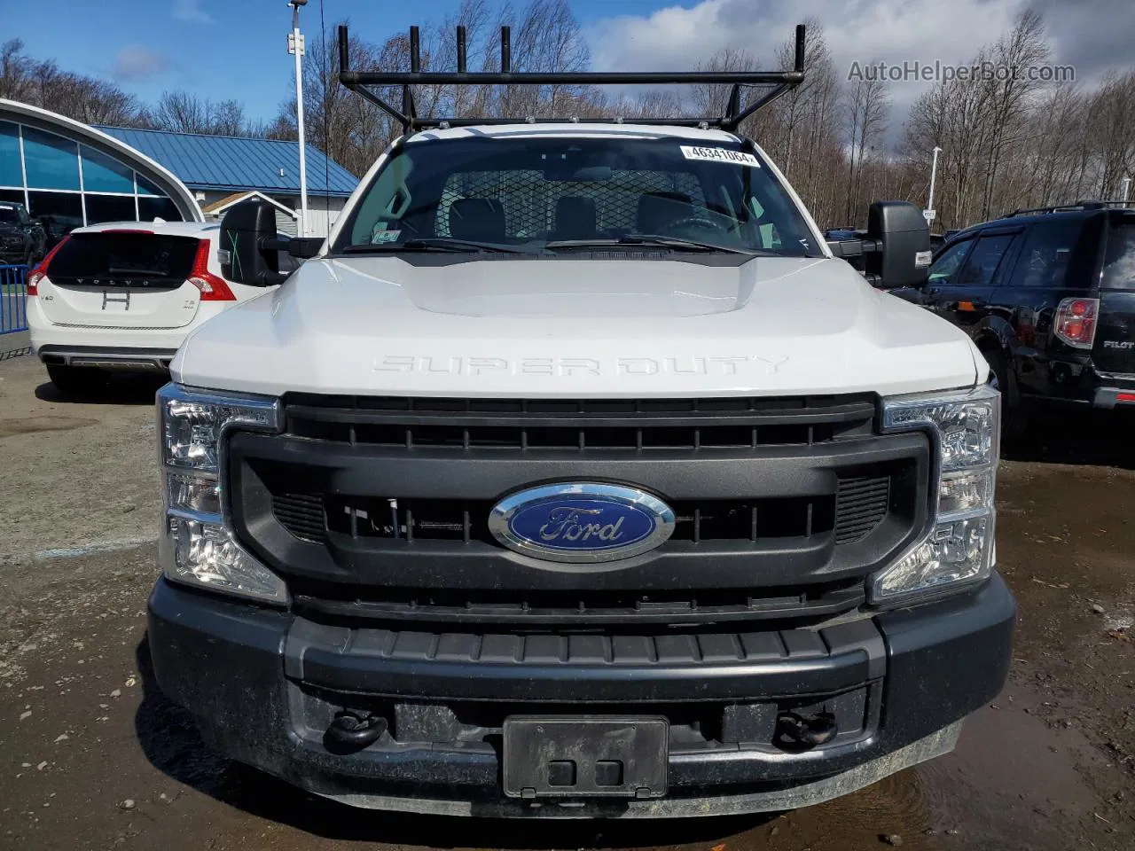 2020 Ford F250 Super Duty White vin: 1FTBF2A67LEE02255