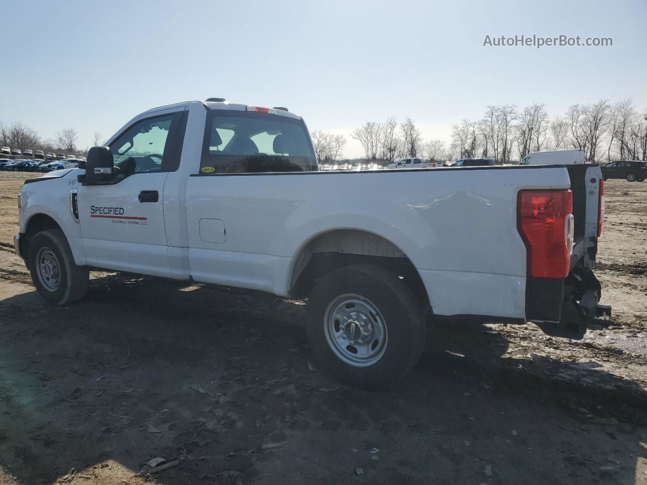 2020 Ford F250 Super Duty White vin: 1FTBF2A67LEE66764