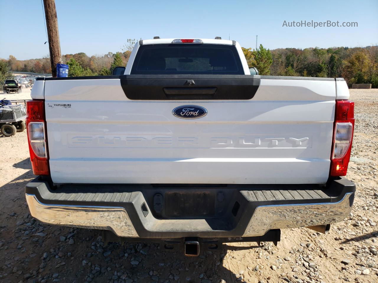 2020 Ford F250 Super Duty Белый vin: 1FTBF2A68LED86390