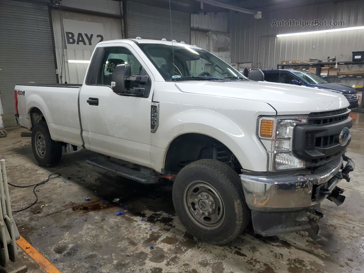 2020 Ford F250 Super Duty White vin: 1FTBF2B60LEC60507