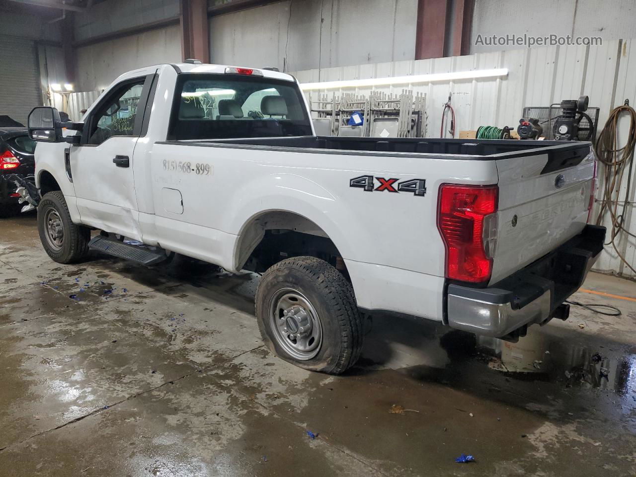 2020 Ford F250 Super Duty White vin: 1FTBF2B60LEC60507