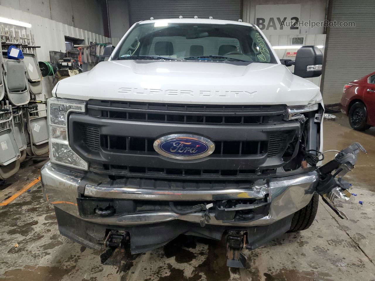 2020 Ford F250 Super Duty White vin: 1FTBF2B60LEC60507