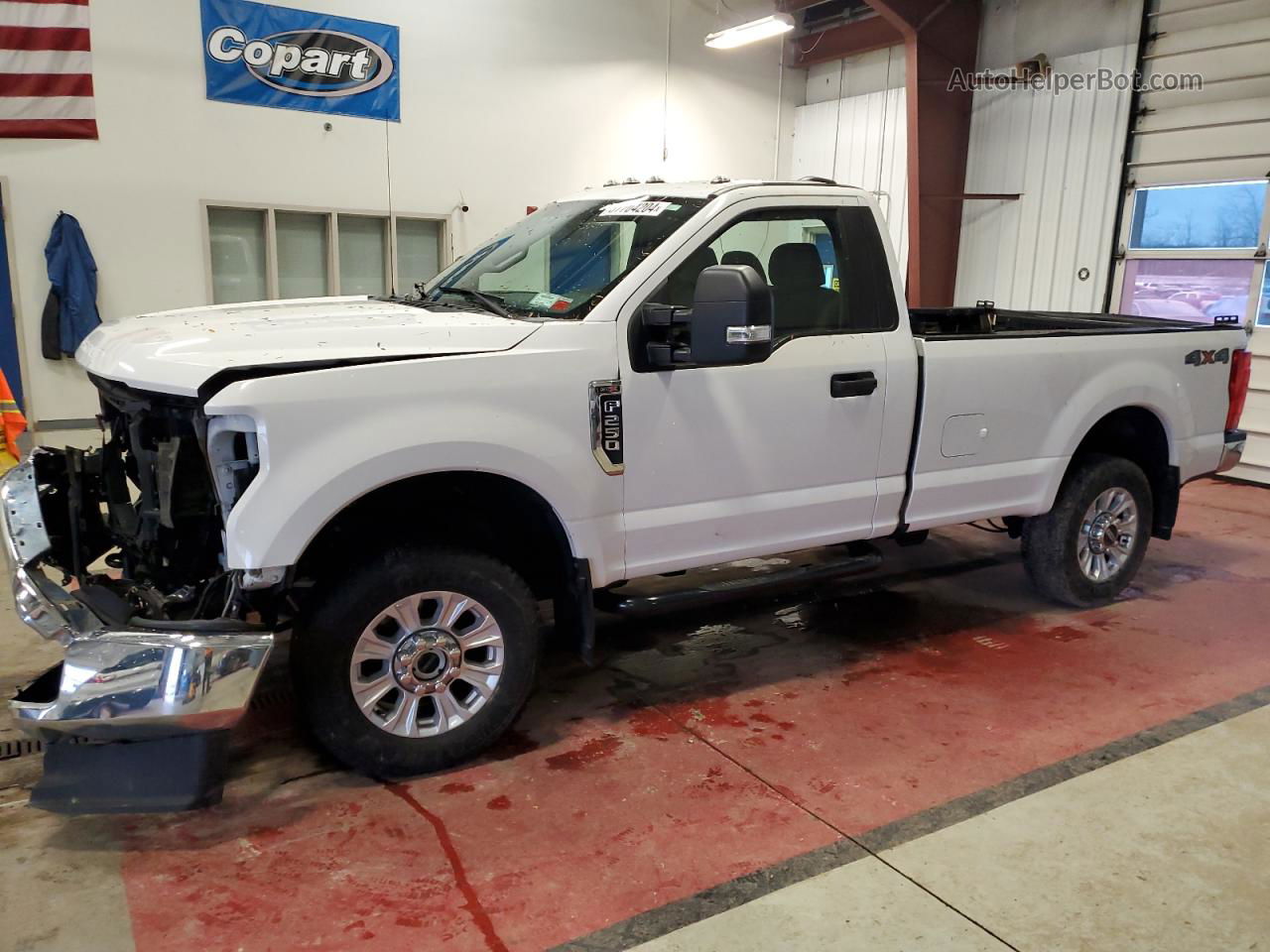 2020 Ford F250 Super Duty White vin: 1FTBF2B63LED19856