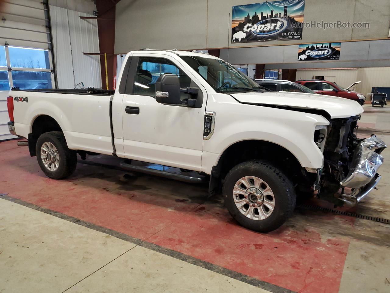 2020 Ford F250 Super Duty White vin: 1FTBF2B63LED19856