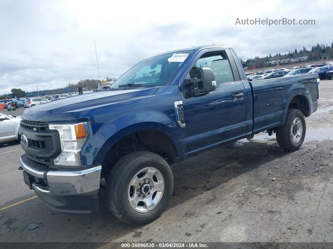 2020 Ford F-250 Xl Blue vin: 1FTBF2B64LEC73082