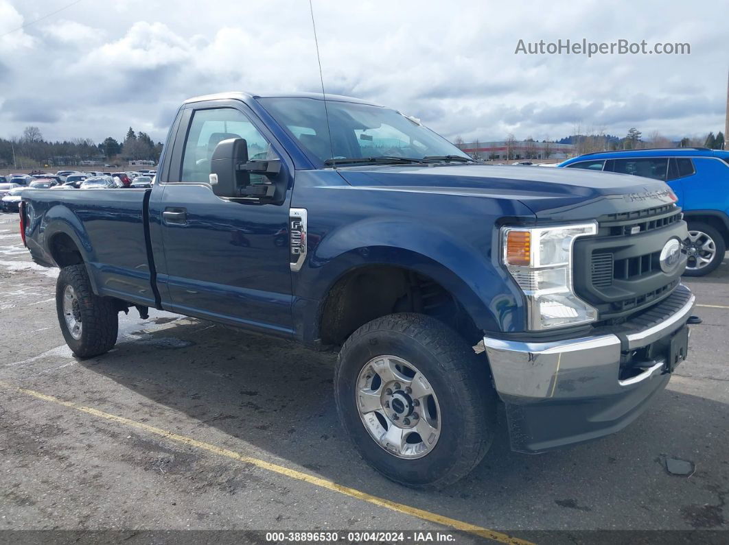 2020 Ford F-250 Xl Blue vin: 1FTBF2B64LEC73082