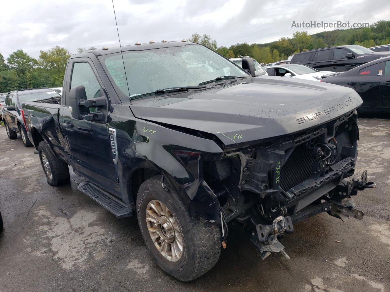 2020 Ford F250 Super Duty Black vin: 1FTBF2B67LEE14341