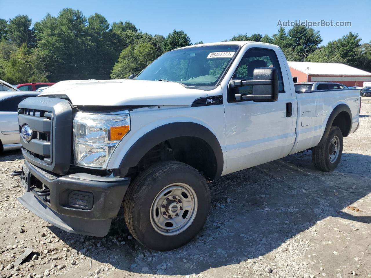 2016 Ford F250 Super Duty White vin: 1FTBF2B6XGEC27438