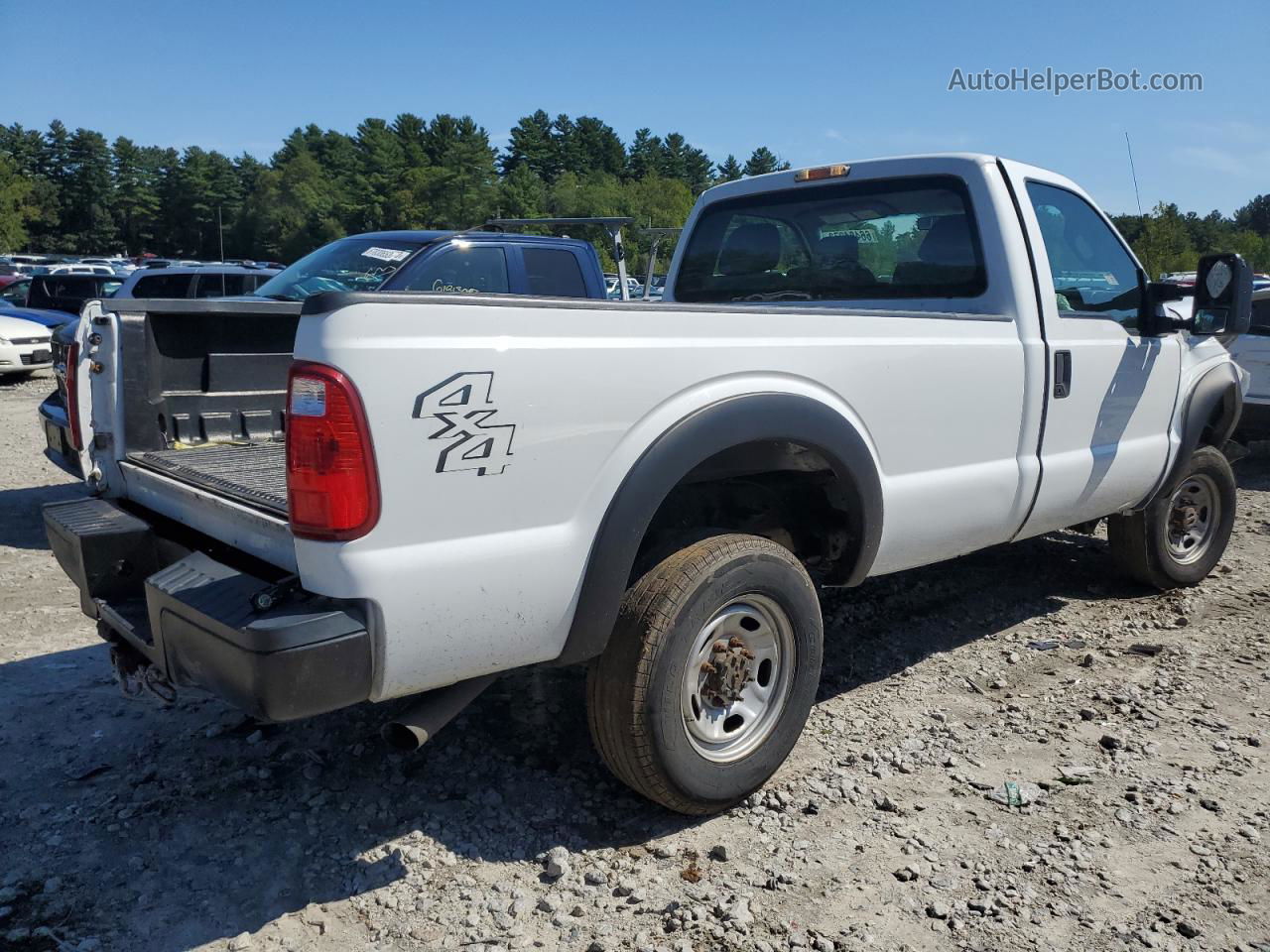 2016 Ford F250 Super Duty White vin: 1FTBF2B6XGEC27438