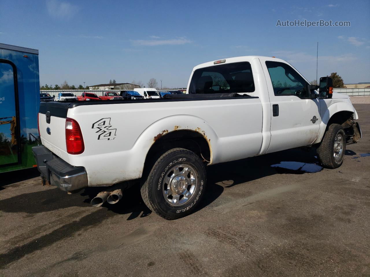 2016 Ford F250 Super Duty White vin: 1FTBF2BT8GEB24749