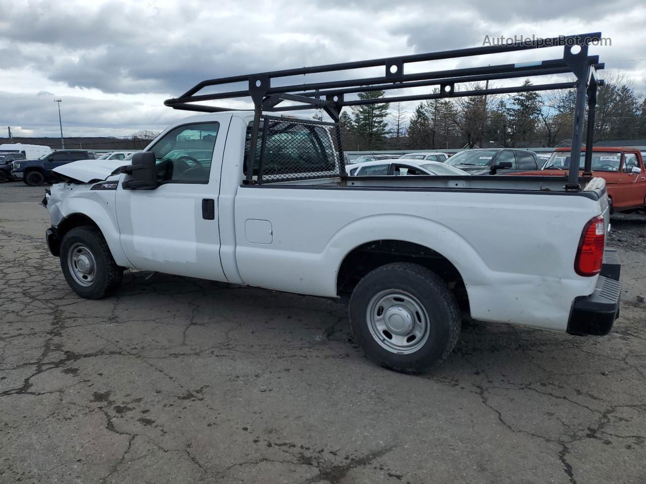 2014 Ford F350 Super Duty White vin: 1FTBF3A6XEEA97942