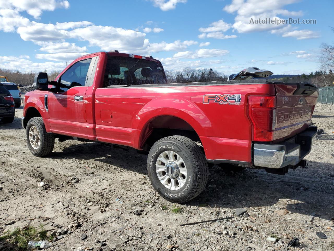 2020 Ford F350 Super Duty Red vin: 1FTBF3BN6LEE71076