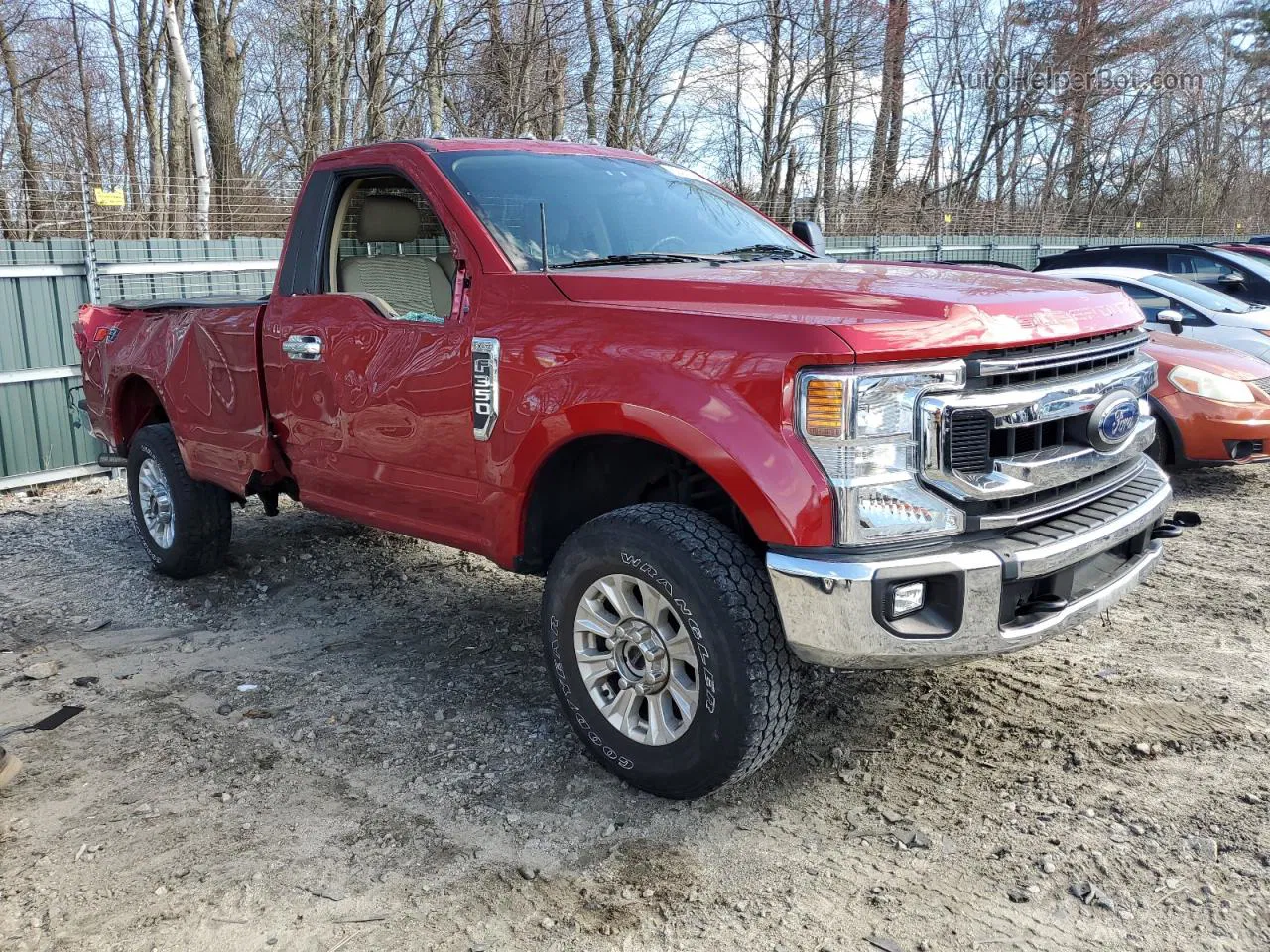 2020 Ford F350 Super Duty Red vin: 1FTBF3BN6LEE71076