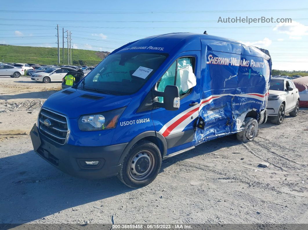 2020 Ford Transit-250 Cargo Van Blue vin: 1FTBR1C80LKA53022