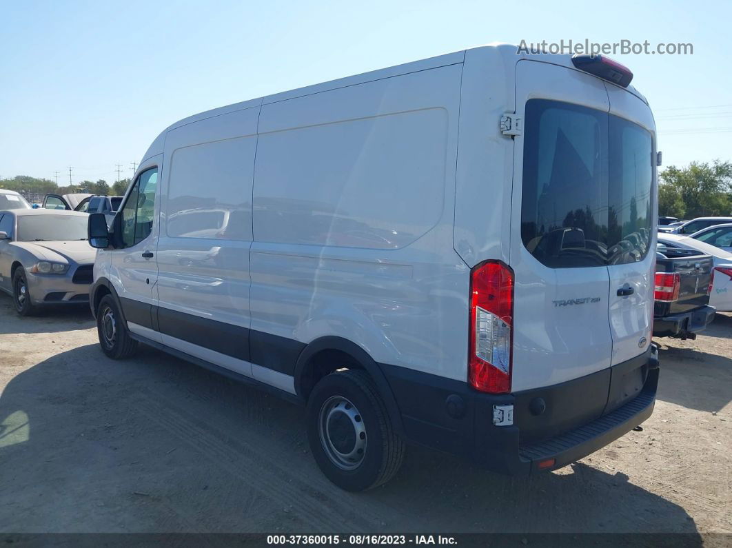 2020 Ford Transit Cargo Van White vin: 1FTBR1C80LKB73158