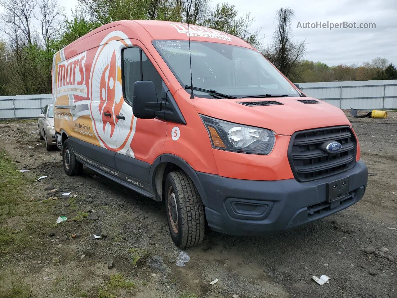 2020 Ford Transit T-250 White vin: 1FTBR1C83LKA07362