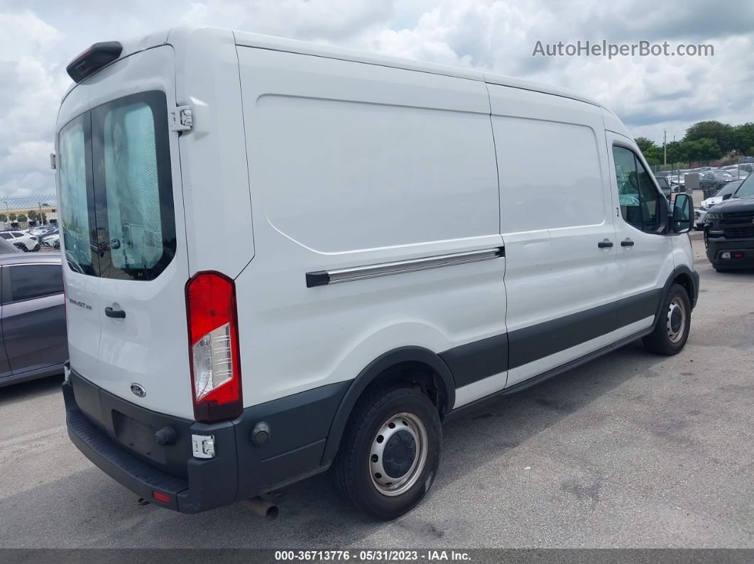 2020 Ford Transit Cargo Van White vin: 1FTBR1C85LKA04558