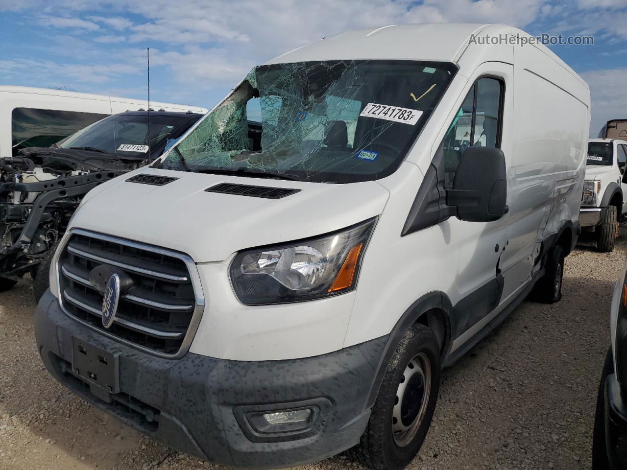 2020 Ford Transit T-250 White vin: 1FTBR1C86LKB10999