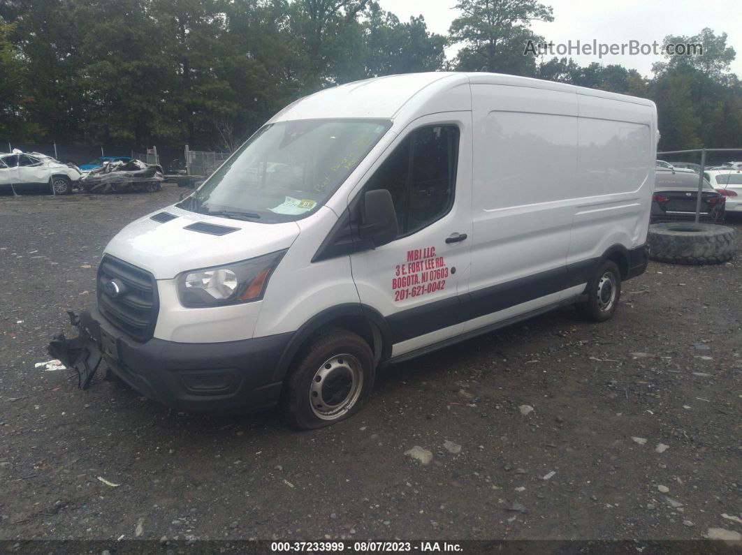 2020 Ford Transit Cargo Van   White vin: 1FTBR1C88LKB38688