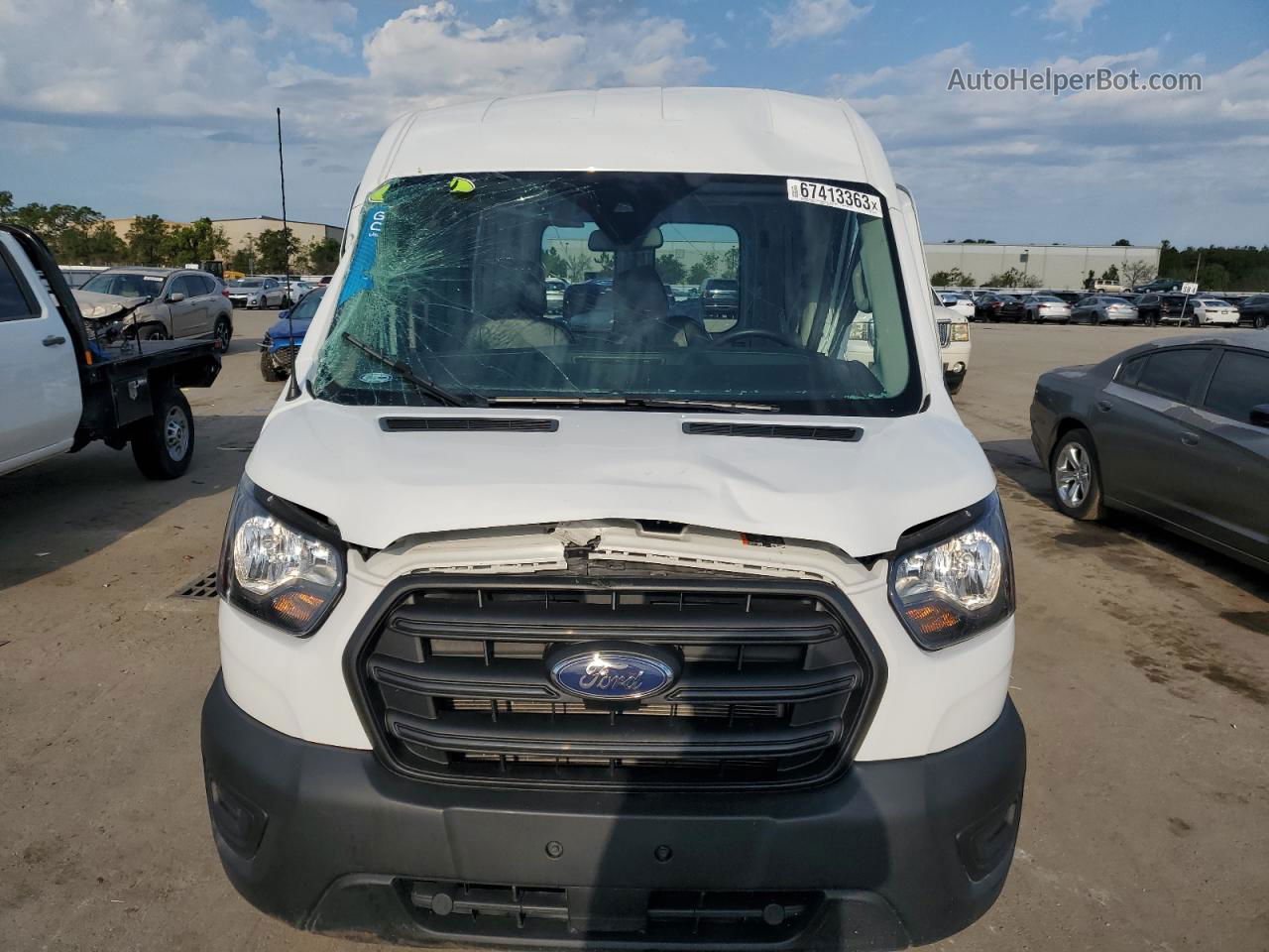 2020 Ford Transit T-250 White vin: 1FTBR1C88LKB60173