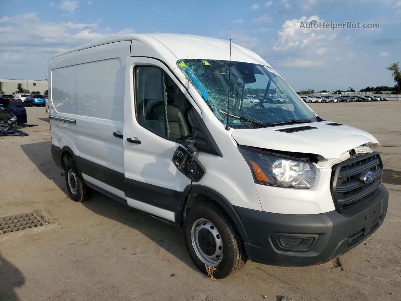 2020 Ford Transit T-250 White vin: 1FTBR1C88LKB60173