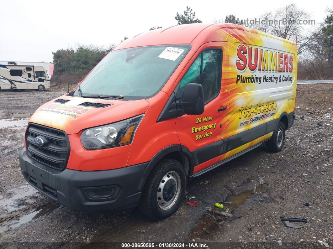 2020 Ford Transit-250   Orange vin: 1FTBR1C8XLKA01235