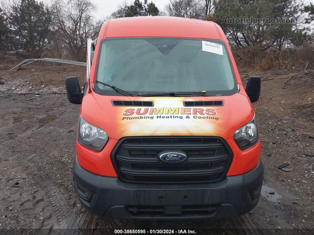 2020 Ford Transit-250   Orange vin: 1FTBR1C8XLKA01235