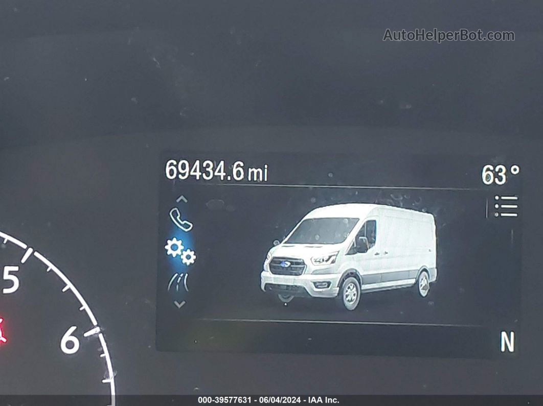 2020 Ford Transit-250   White vin: 1FTBR1C8XLKA84410