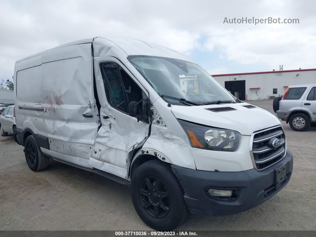 2020 Ford Transit Cargo Van   White vin: 1FTBR1CG7LKA34362