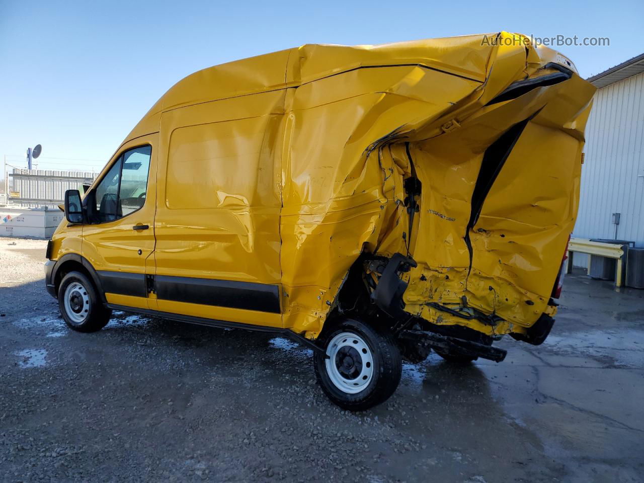 2020 Ford Transit T-250 Yellow vin: 1FTBR1X80LKA53208